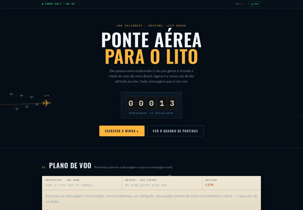 Prévia de Ponte Aérea para o Lito